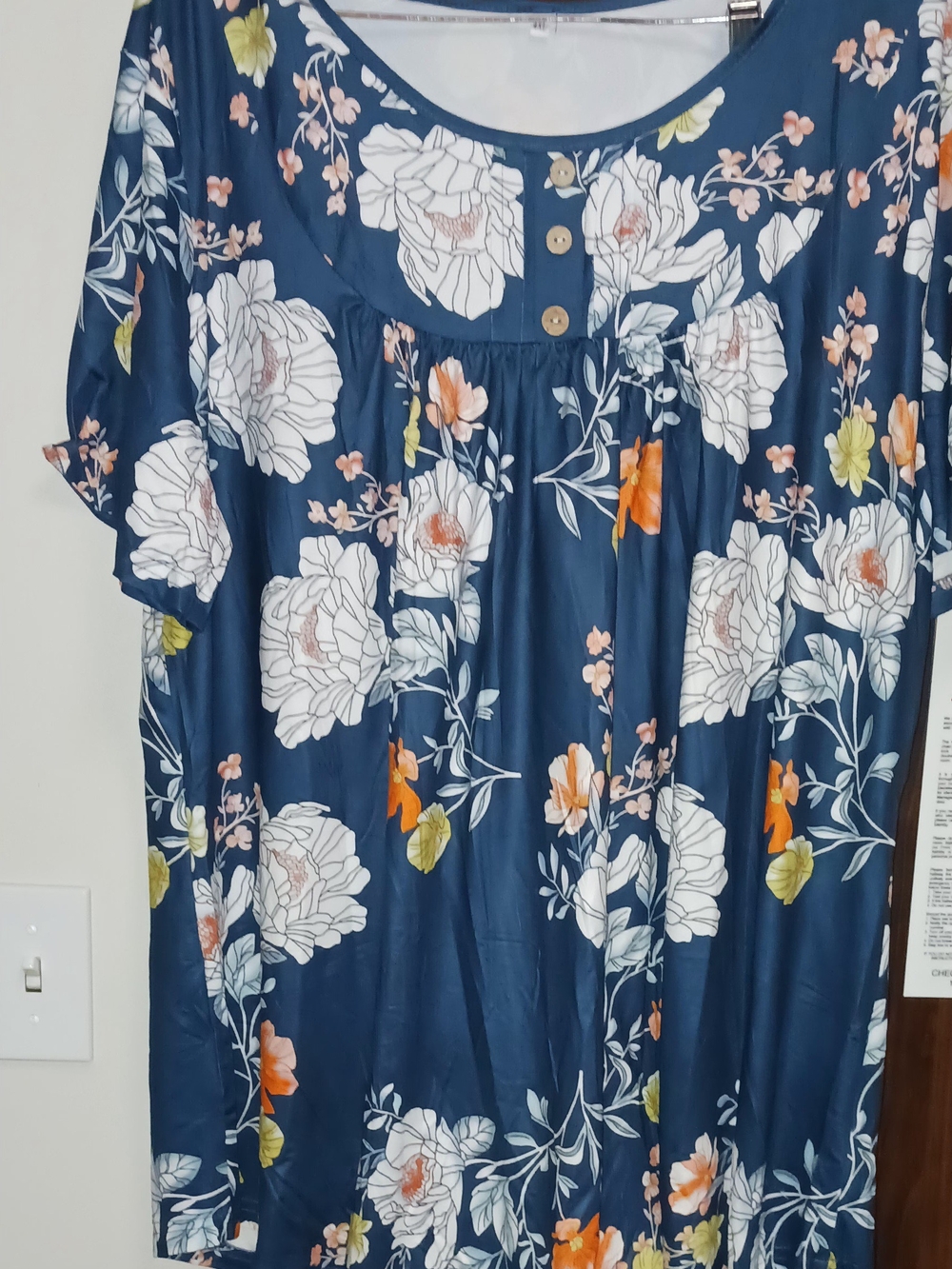 Ulovmi Plus Size Tunic Summer Blouse SIZE 4XL